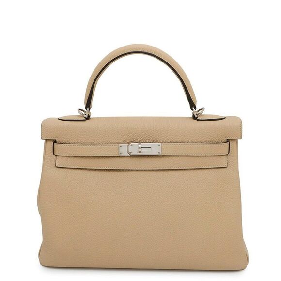 Pre Loved hermes Women Beige Handbags - Picture 1 of 8